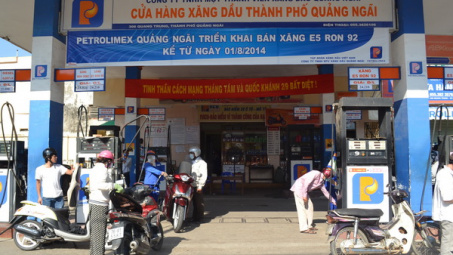 23/23 CHXD Petrolimex Quảng Ngãi đã bán xăng E5 RON 92