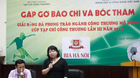Gặp gỡ báo chí, bốc thăm Cup Tạp chí Công Thương lần thứ III, năm 2014