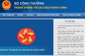 Quyết định về việc công bố thủ tục hành chính mới ban hành thuộc thẩm quyền giải quyết của Bộ Công Thương