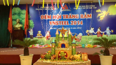 Công đoàn và  Đoàn Thanh niên CQ Tổng công ty Thép tổ chức “Đêm hội Trăng rằm VNSTEEL 2014”