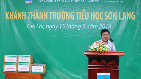 PVFCCo khánh thành trường tiểu học Sơn Lang, tỉnh Gia Lai