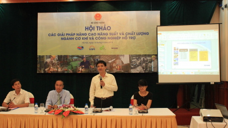 Nâng cao năng suất và chất lượng sản phẩm cho các doanh nghiệp ngành cơ khí và công nghiệp hỗ trợ