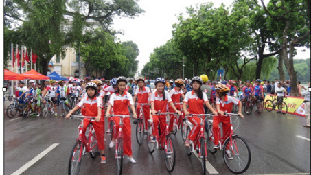 Khai mạc Giải đua xe đạp mở rộng Hà Nội lần thứ nhất, 2014 Cup Bia Hà Nội