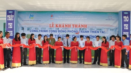 PVFCCo khánh thành các công trình Nhà cộng đồng phòng chống thiên tai