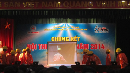 EVN HANOI tổ chức Chung kết Hội thi thợ giỏi năm 2014