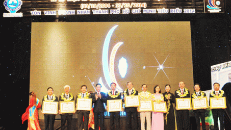 TP. Hồ Chí Minh: Tôn vinh 100 doanh nhân tiêu biểu năm 2014