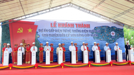 Lý Sơn ngày điện sáng