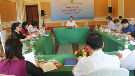 Hội nghị Ban Thường vụ lần thứ V khoá IV Công đoàn Than Khoáng sản Việt Nam