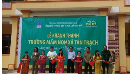 PVFCCo khánh thành 02 trường học tại tỉnh Quảng Bình