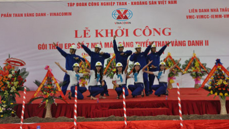 Khởi công gói thầu EPC số 7 Nhà máy Sàng tuyển than Vàng Danh 2