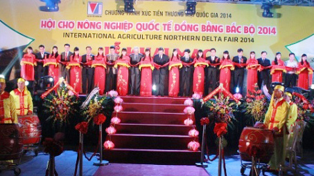 Thái Bình khai mạc Hội chợ Nông nghiệp quốc tế đồng bằng Bắc bộ 2014