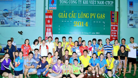Giải cầu lông PVgas mở rộng năm 2014 