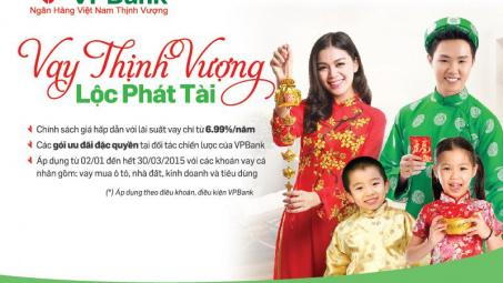 Ưu đãi vay vốn với lãi suất chỉ từ 6,99% 