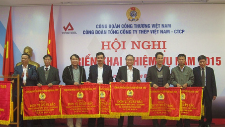 Công đoàn Tổng công ty Thép VN: Tổng kết hoạt động công đoàn năm 2014 và triển khai nhiệm vụ năm 2015