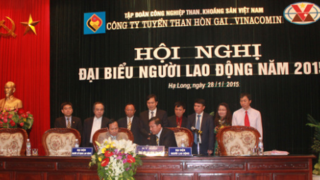 Hội nghị người lao động năm 2015 Công ty Tuyển than Hòn Gai