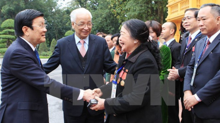 Chủ tịch nước tiếp Đoàn doanh nghiệp nhỏ và vừa tiêu biểu