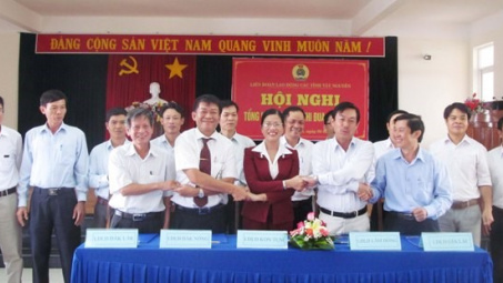Cụm thi đua CĐ 5 tỉnh Tây Nguyên: Kết nạp mới hơn 11.000 đoàn viên công đoàn