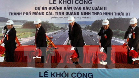 Tỉnh Quảng Ninh khởi công dự án Đường dẫn cầu Bắc Luân II