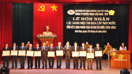 Thi đua là động lực cho Tuyển than Cửa Ông phát triển