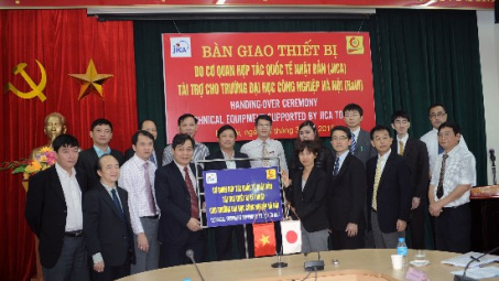 Lễ bàn giao thiết bị do JICA tài trợ Trường Đại học Công nghiệp Hà Nội