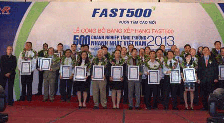 Tổng Công ty Điện lực - Vinacomin đứng thứ 2/500 doanh nghiệp tăng trưởng nhất Việt Nam