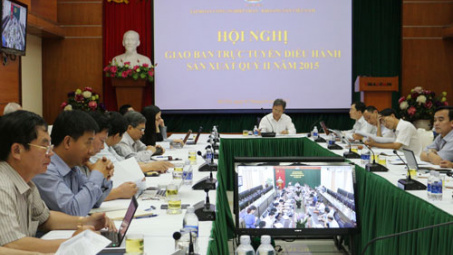 Vinacomin: Giao ban trực tuyến điều hành sản xuất quý II/2015