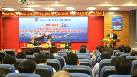 Tập đoàn Dầu khí Việt Nam tổ chức Hội nghị Sơ kết công tác Quý I/2015