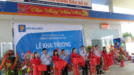 Petrolimex Phú Thọ: Khai trương cửa hàng xăng dầu số 52 và 54 