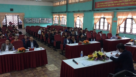 Halotexco: Đại hội đồng cổ đông và Hội nghị NLĐ năm 2015