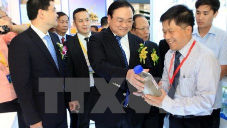 Khai mạc Hội chợ thương mại quốc tế Việt Nam 2015 tại Hà Nội