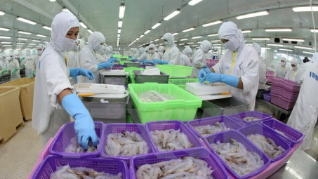 Doanh nghiệp Bạc Liêu xuất khẩu trên 8.300 tấn tôm đông lạnh