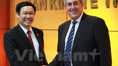 Trưởng Ban Kinh tế Trung ương làm việc với Đại diện Thương mại Mỹ