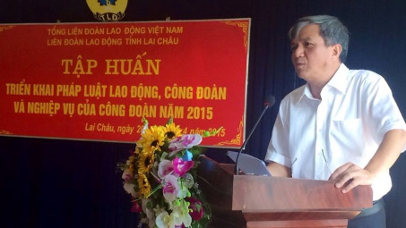 LĐLĐ tỉnh Lai Châu: Tập huấn về quy chế dân chủ - pháp luật lao động và công đoàn