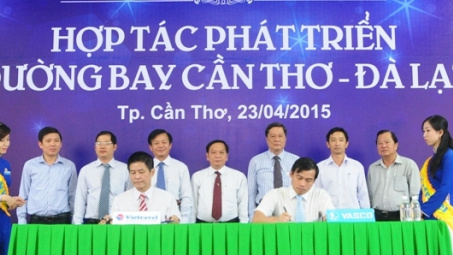 Khai trương đường bay Cần Thơ - Đà Lạt