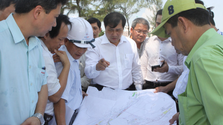 Kiểm tra thực địa dự án TBA 220 kV Hải Châu và ĐZ 220 kV Hòa Khánh – Hải Châu
