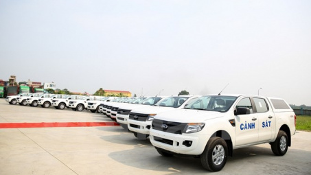 Công ty Ford Việt Nam bàn giao 75 xe Ranger XL cho Bộ Công an