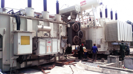 Nâng công suất máy biến áp T1 trạm biến áp 110kV Phùng Xá
