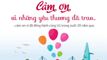 LG kỷ niệm 20 năm hoạt động tại Việt Nam