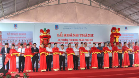 Lễ Khánh thành “Hệ thống thu gom khí & phân phối khí mỏ Hàm Rồng và mỏ Thái Bình lô 102&106 giai đoạn 1”