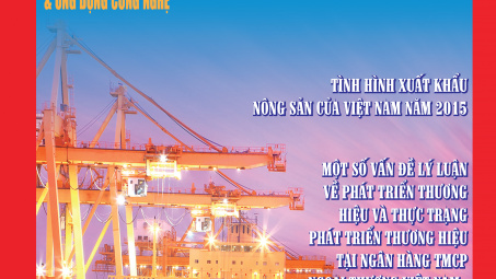 Tạp chí Công Thương - Kết quả NCKH số 12, tháng 12/2015