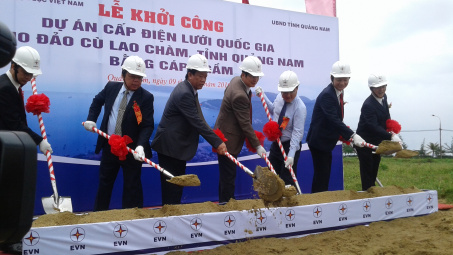 Cấp điện lưới Quốc gia cho đảo Cù Lao Chàm, tỉnh Quảng Nam bằng cáp ngầm