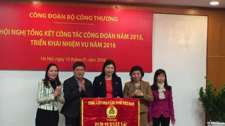 Công đoàn Bộ Công Thương: Tổng kết hoạt động công đoàn năm 2015 và triển khai nhiệm vụ công tác năm 2016