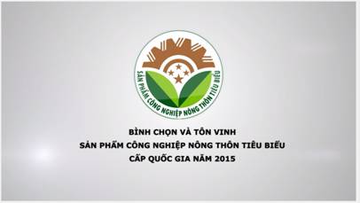 100 sản phẩm công nghiệp nông thôn tiêu biểu cấp Quốc gia năm 2015