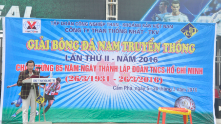 Than Thống Nhất tổ chức thành công giải bóng đá nam truyền thống lần thứ II