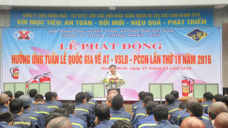 Than Thống Nhất hưởng ứng Tuần lễ AT - VSLĐ - PCCN lần thứ 18
