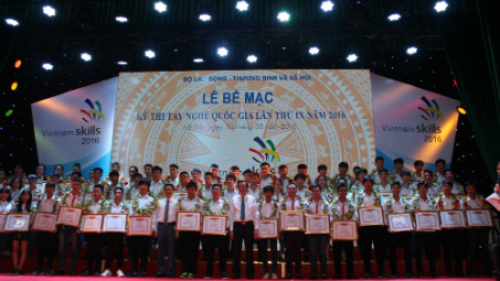 Bế mạc Hội thi tay nghề quốc gia lần thứ IX: Bộ Công Thương giành giải Ba toàn đoàn