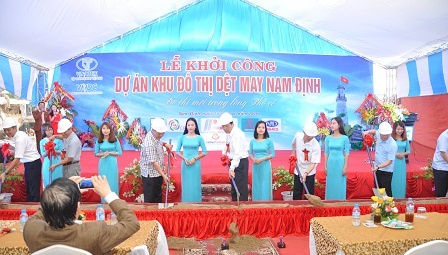 Khu đô thị Dệt May lớn nhất cả nước chính thức được khởi công