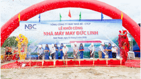 May Nhà Bè đầu tư 400 tỷ đồng xây dựng Nhà máy may tại Bình Thuận