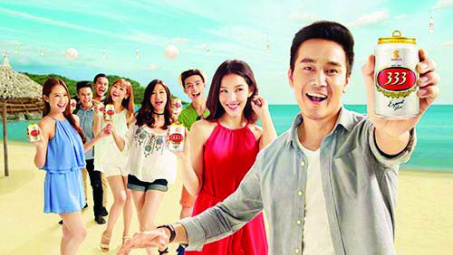 Nhận diện mới cho nhãn hàng Bia 333