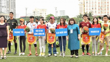 Khai mạc giải bóng đá ngành Công Thương mở rộng 2016